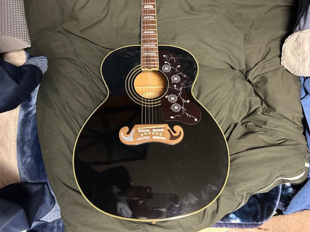 エピフォン　EPIPHONE by Gibson EJ-200 BK ギター