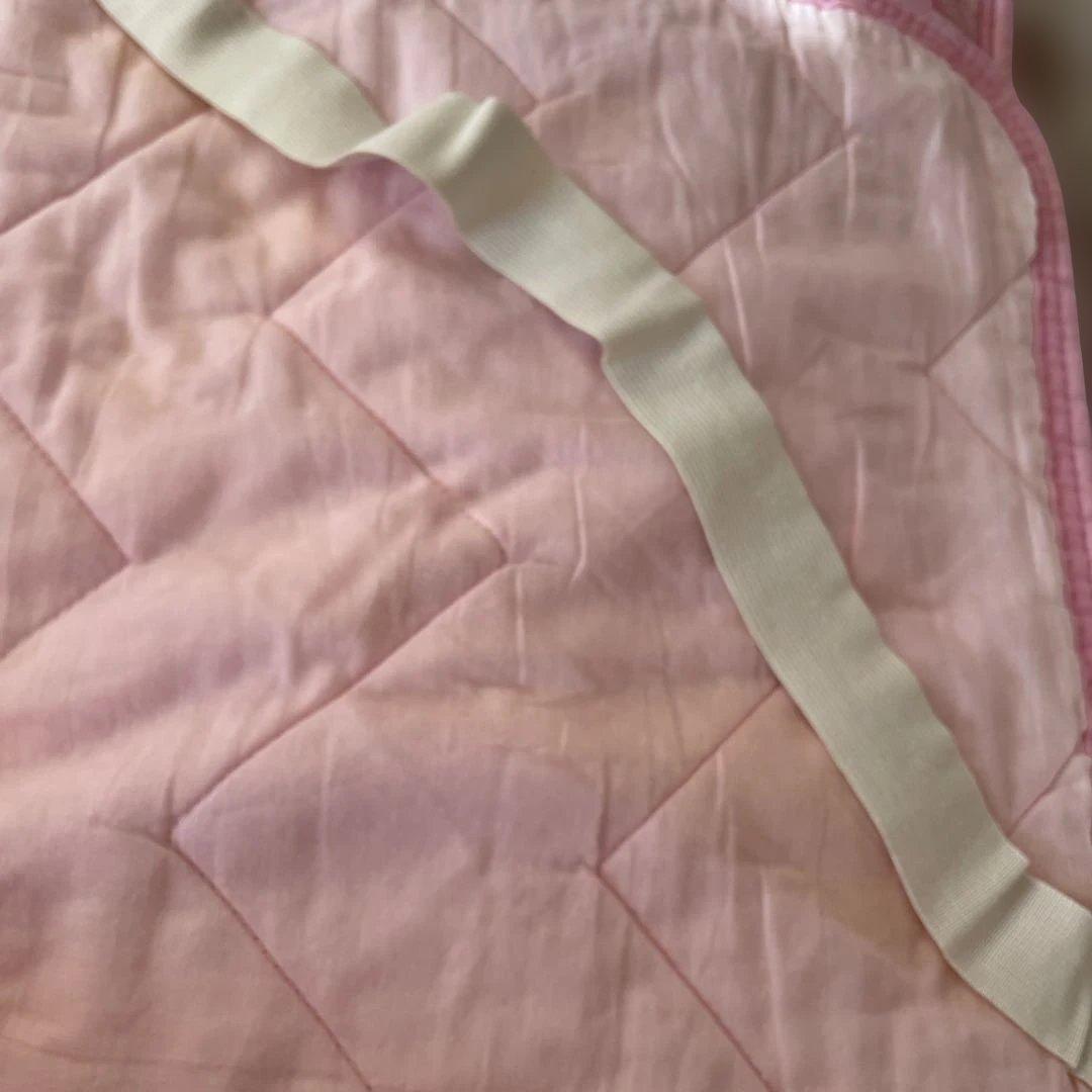 LANVIN ピンク 花柄 毛布 4点8 シーツなど　8点セット