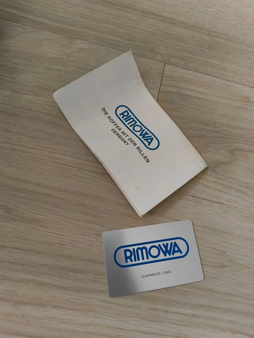2003年購入品 Rimowa Repaired （旧Rimowaロゴ）