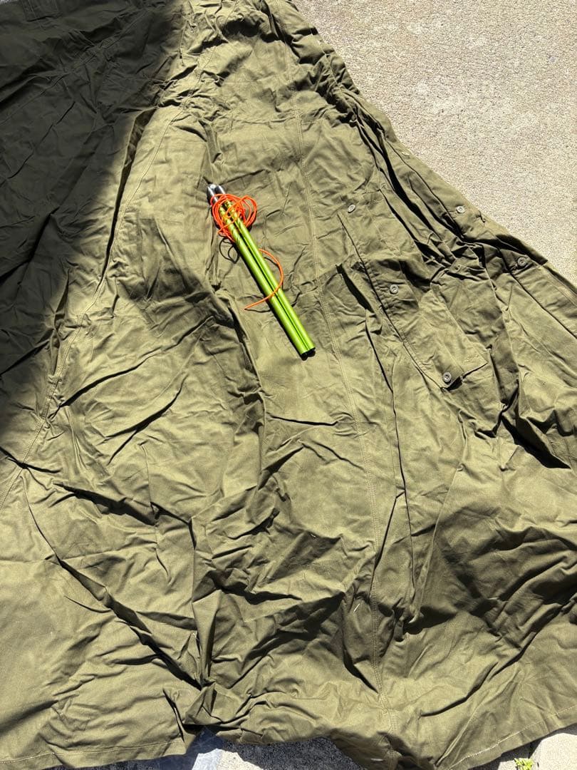 ポーランド軍幕　ポンチョテントサイズ２ 170-180