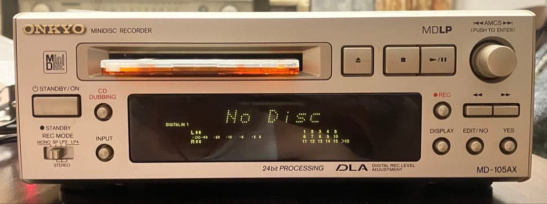 ONKYO MD-105AX ミニディスクレコーダー　動作品