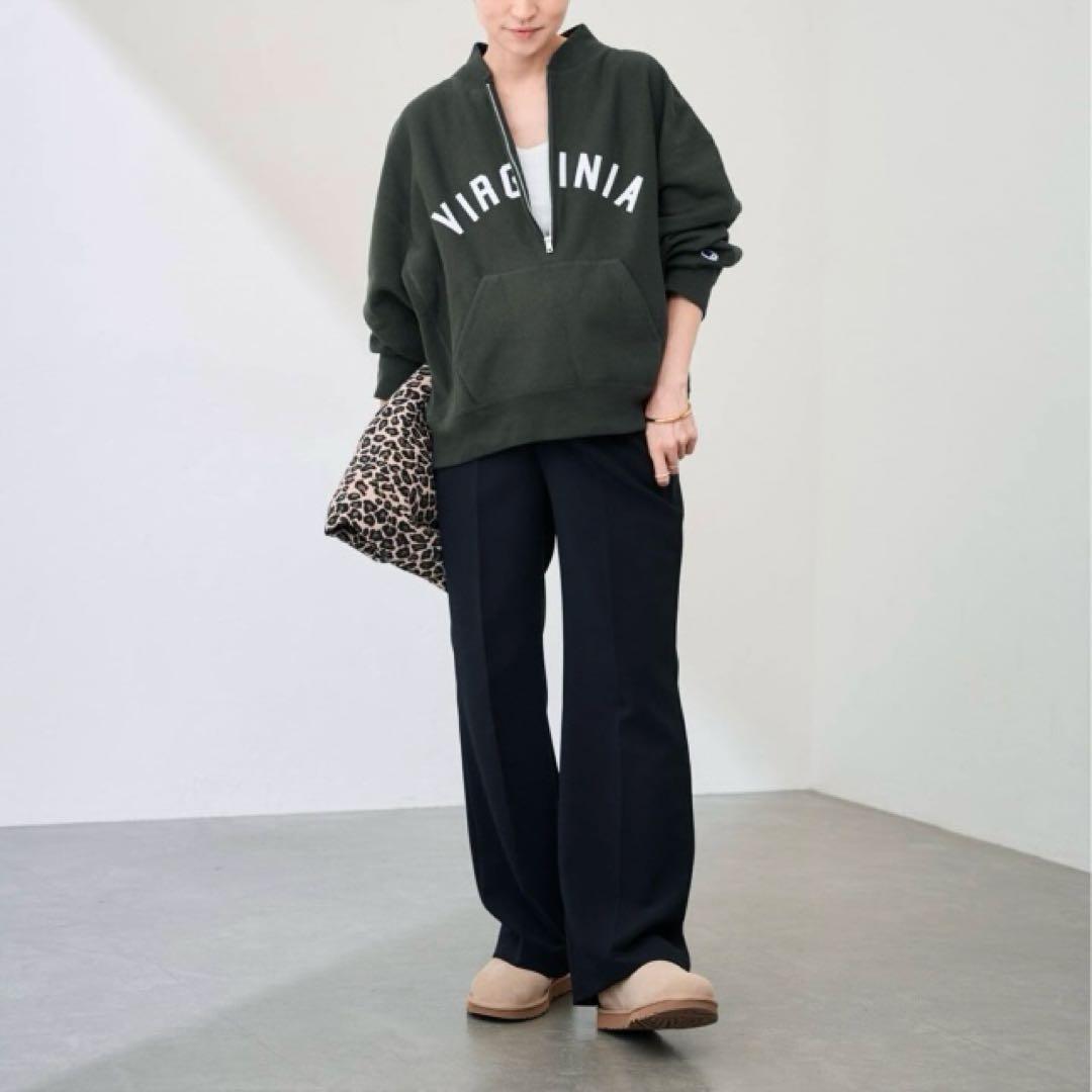 Champion/別注REVERSE WEAVE11.5OZロゴハーフジップ