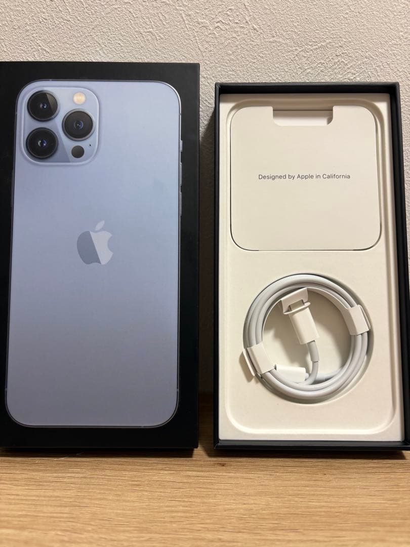 iPhone13promax 512GB シエラブルー バッテリー100%