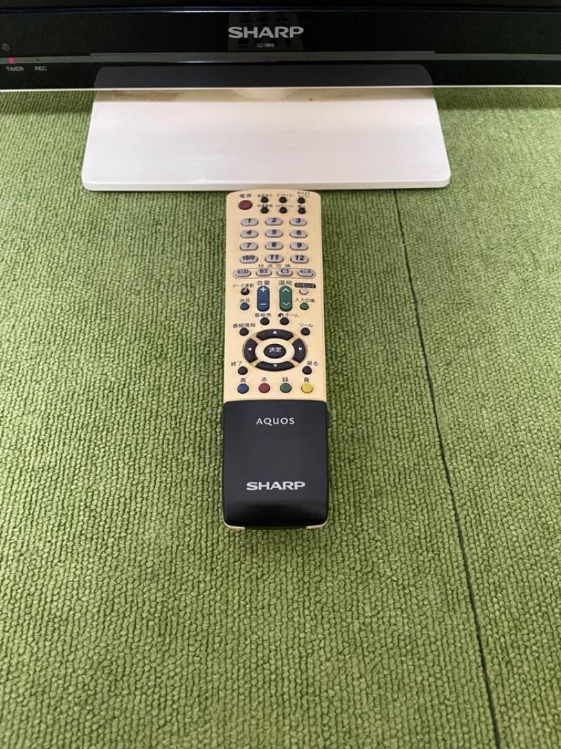 SHARP テレビ すぐ録画可　外付けHDD付き LC-19K5 ハイビジョン