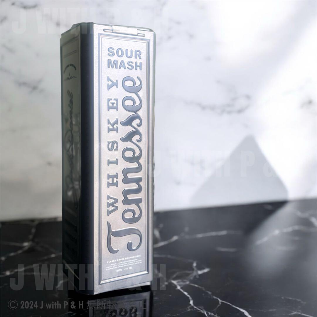 ジャックダニエル ウイスキー 1リットル 缶 入り メタルボックス入り