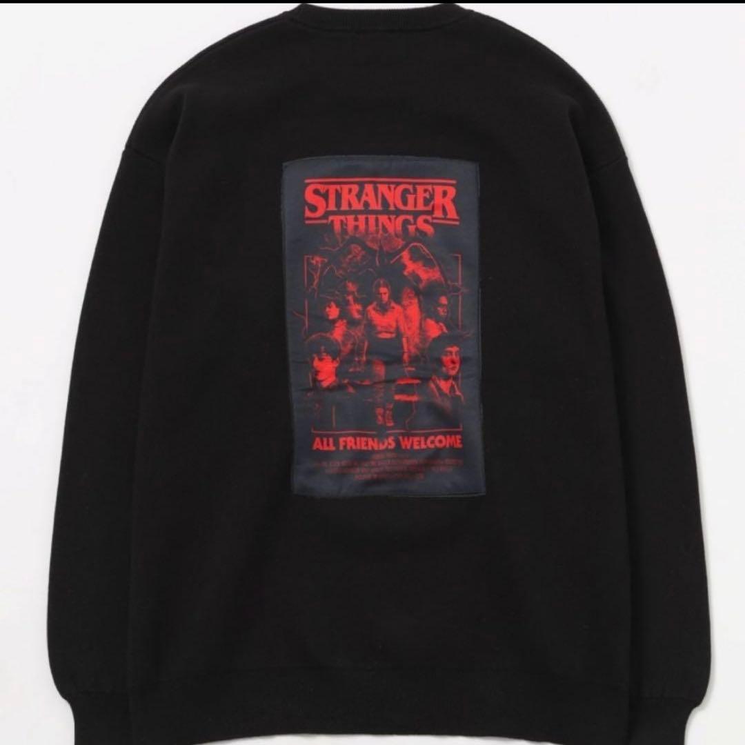 STRANGER THINGS コラボジャカードニットプルオーバー L