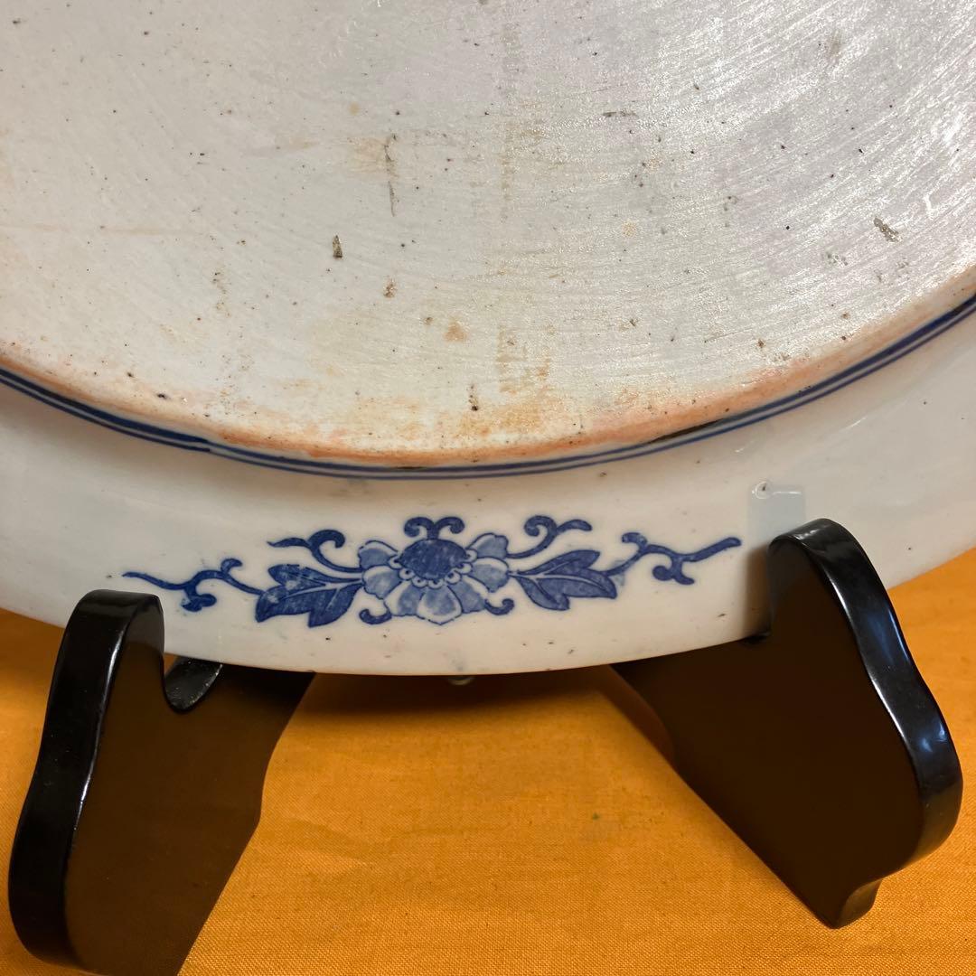 古伊万里　楕円皿　古美術