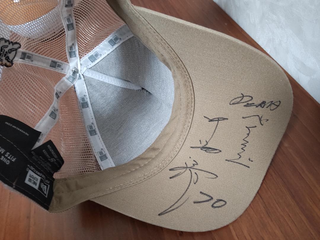 #70 中畑清 直筆サイン ＣＡＰ ※初キャンプ 創立 初年度 ☆ベイスターズ