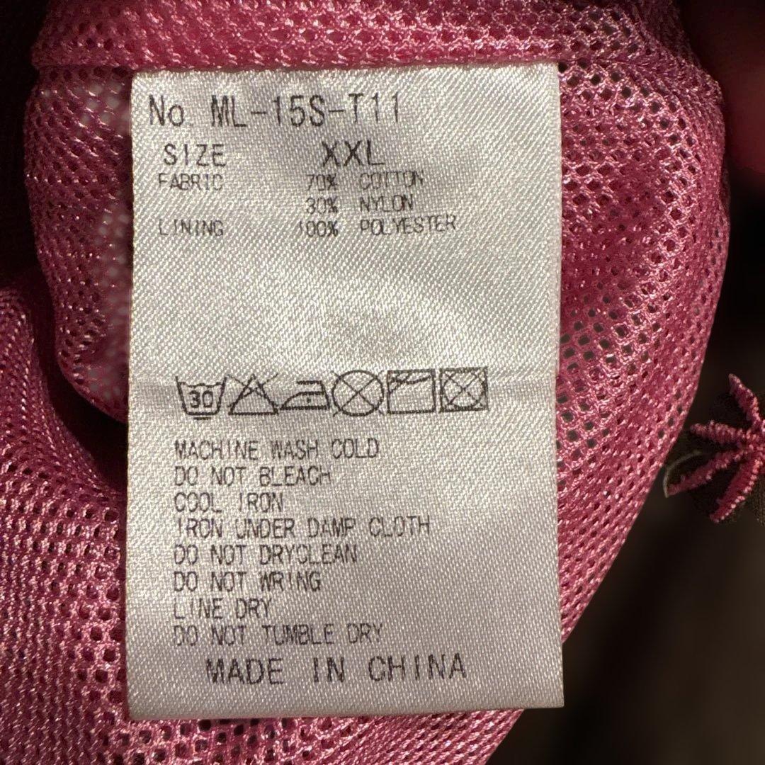 新品マークアンドロナ　ピンクベルト付き　迷彩ハーフパンツ　サイズXXL