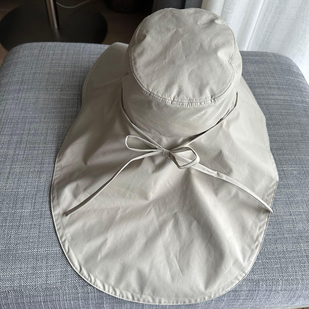 サンバリア100 オーバルハット ベージュ