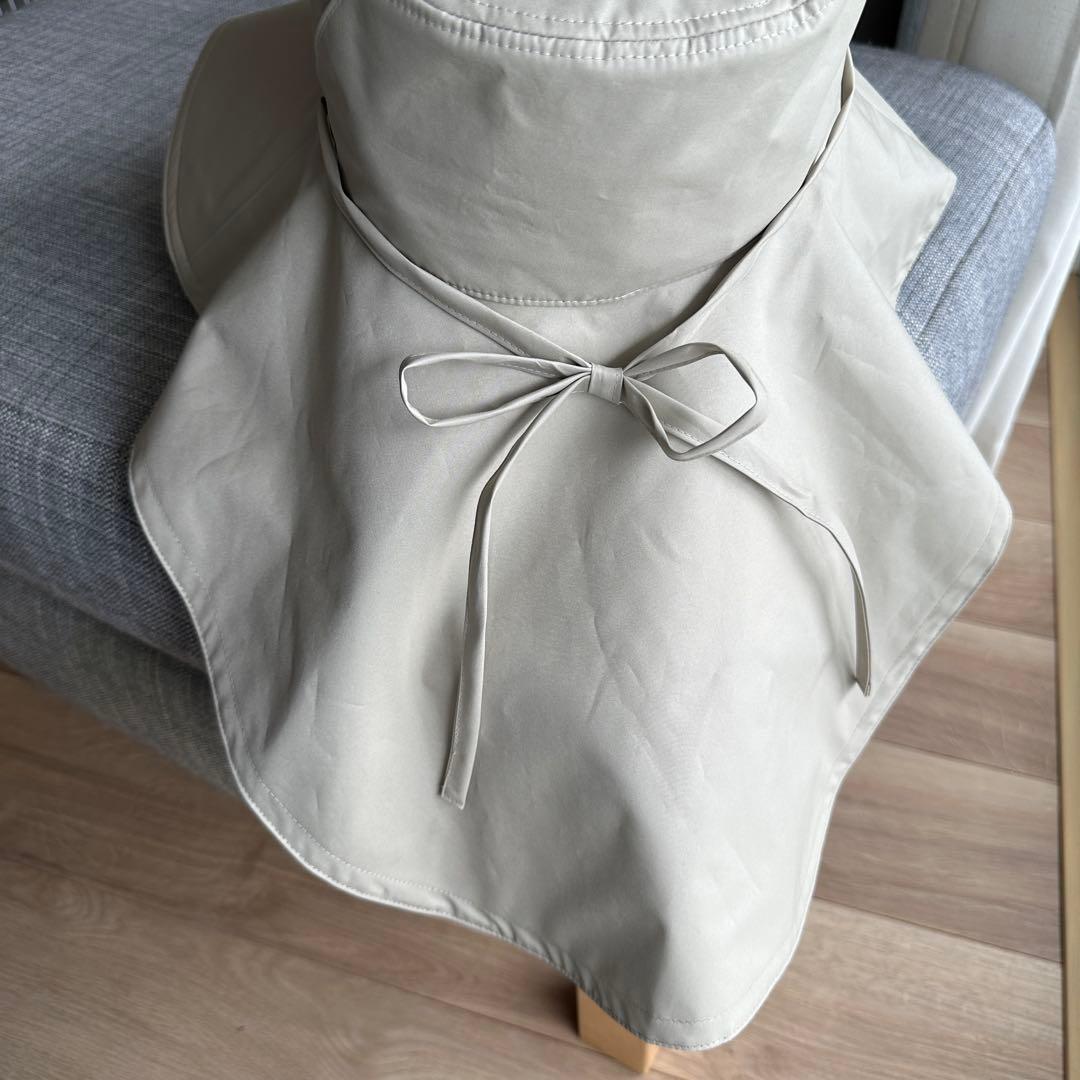 サンバリア100 オーバルハット ベージュ