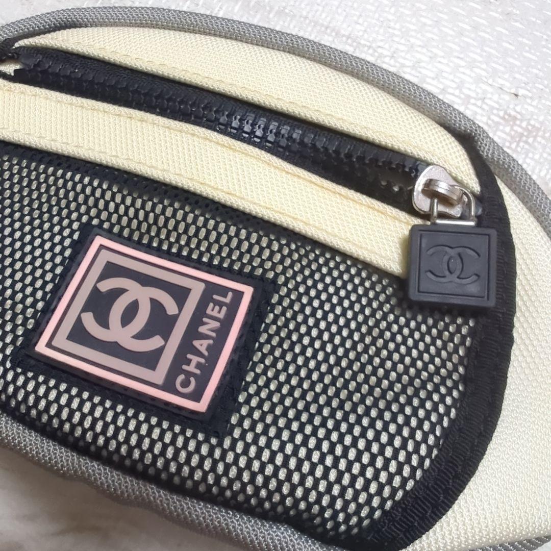 【レア】CHANEL シャネル スポーツライン メッシュバッグ