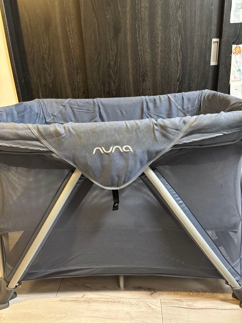 NUNA セナ 折りたたみ式ベビーベッド ネイビー