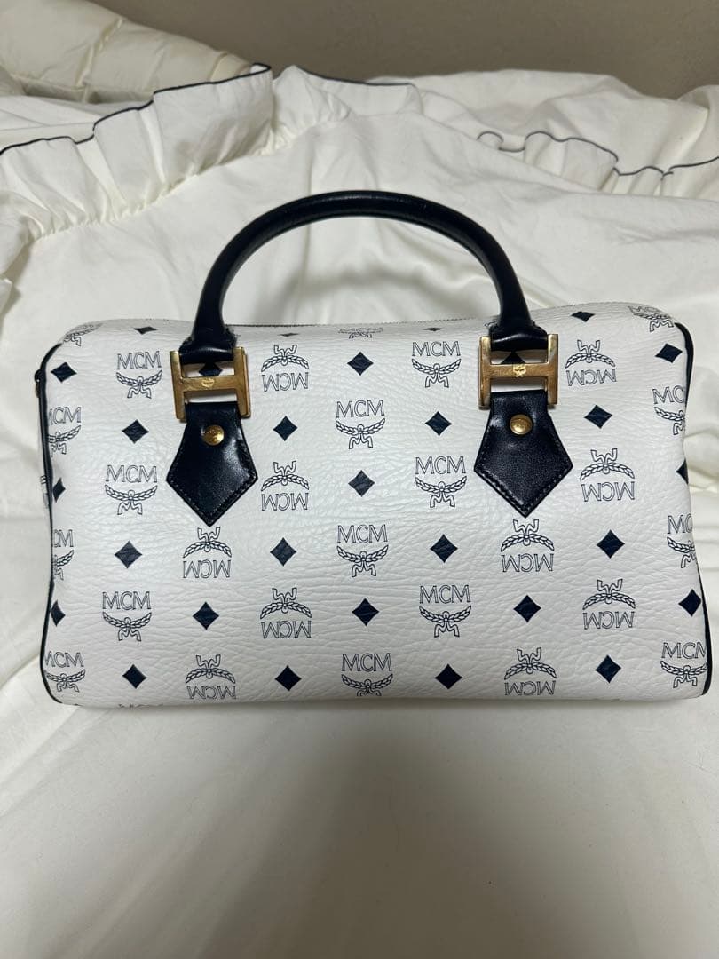 MCM ロゴプリント ハンドバッグ