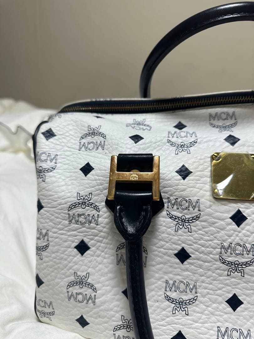 MCM ロゴプリント ハンドバッグ