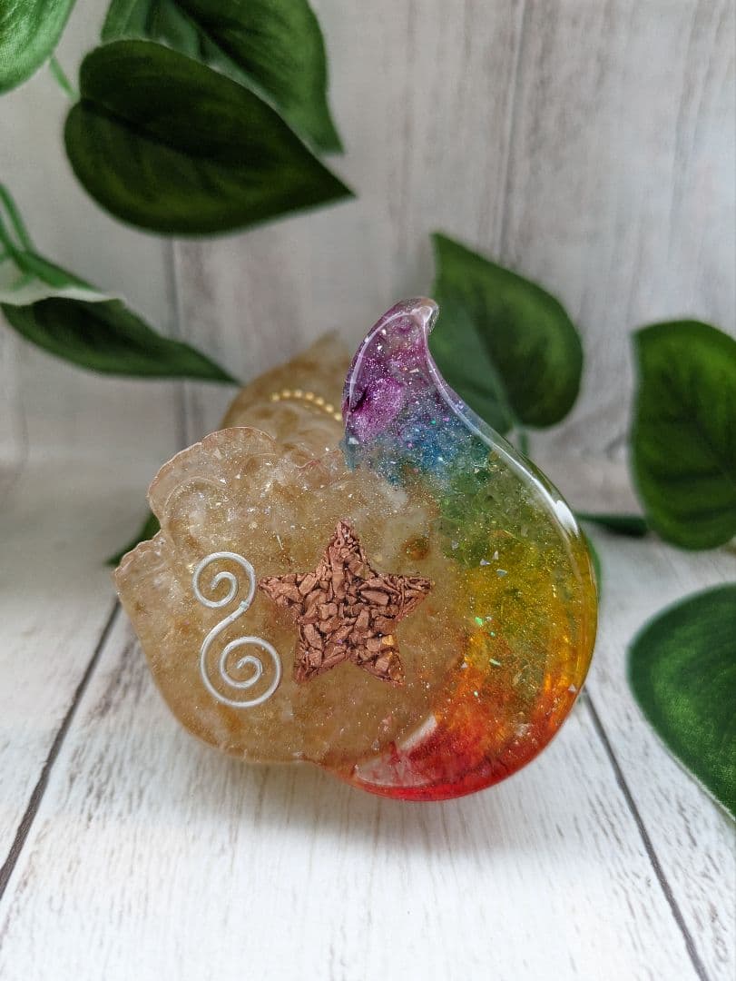 【めぐりん】まっきっきのたこちゃん形オルゴナイト☆他２点