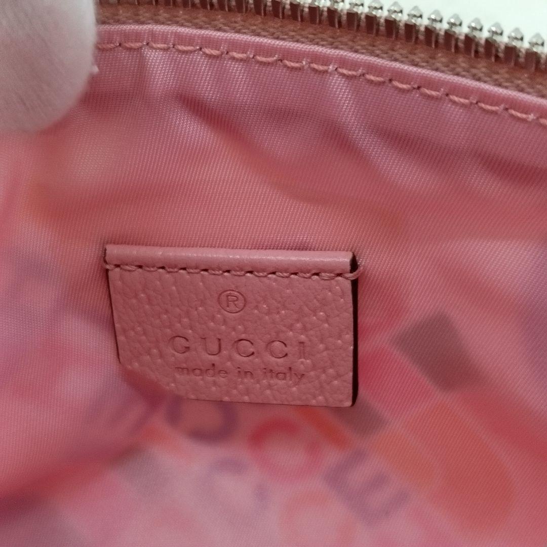 美品 グッチ×ノースフェイス ボディバッグ マルチカラー ナイロン