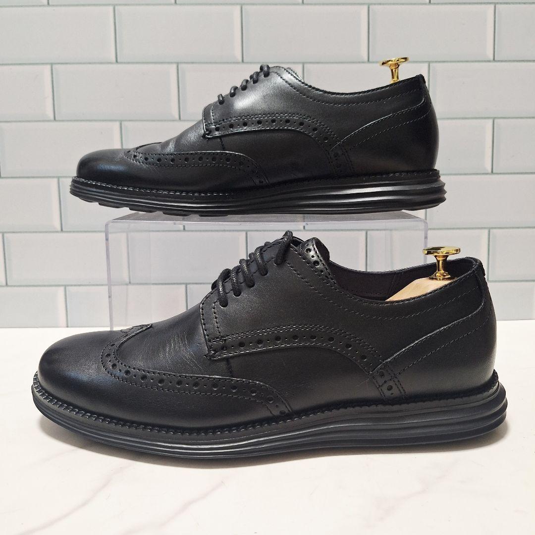 【美品】 コールハーン オリジナルグランド 25.5 ウイングチップ ブラック