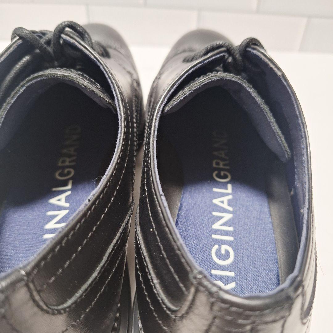 【美品】 コールハーン オリジナルグランド 25.5 ウイングチップ ブラック