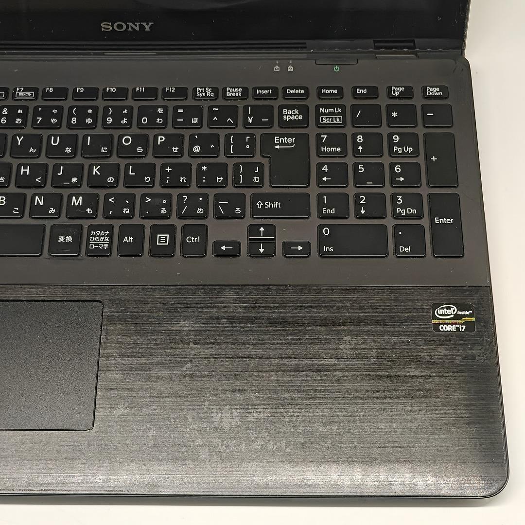 【VAIO】SVF 爆速i7 新品SSD256GB 12GB ブラックノートPC