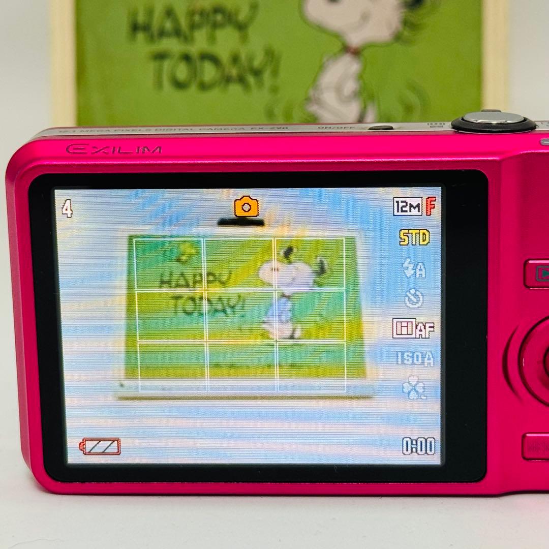 【美品・動作確認済】CASIO EXILIM EX-Z90 ピンク コンデジ