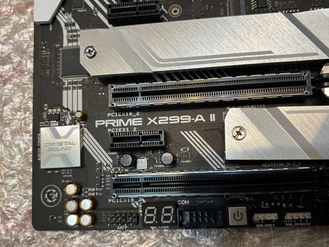 マザーボード ASUS PRIME X299-A II Intel CPU i9 9940X