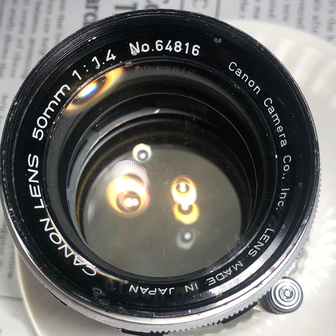 Canon 50mm f1.4 L39 ライカスクリューマウント