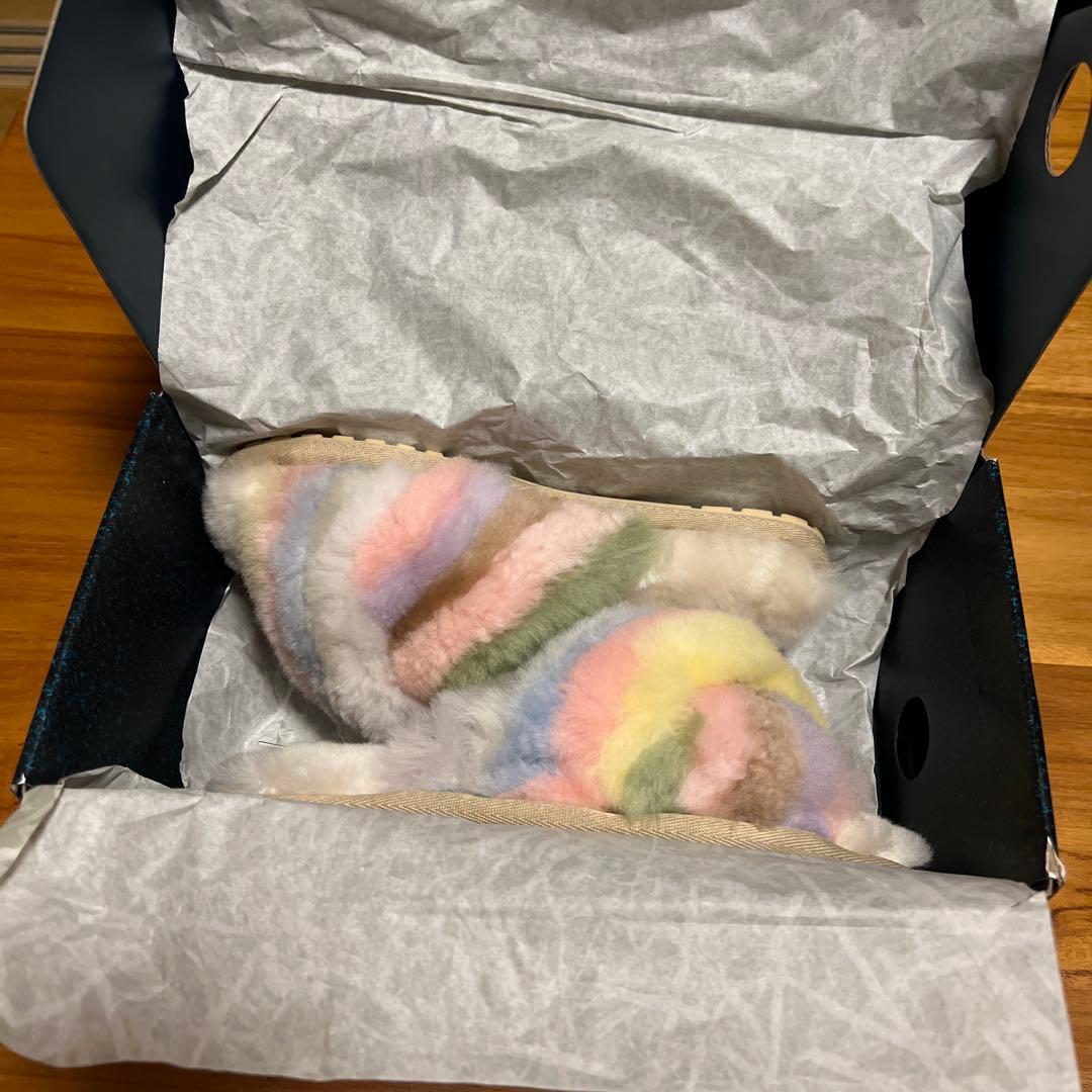 EMU Australia ムートン サンダル レインボー スリッパ