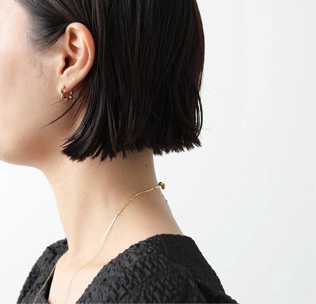 MARIA BLACK フープピアス ミラハギー9 (片耳用×2セット)