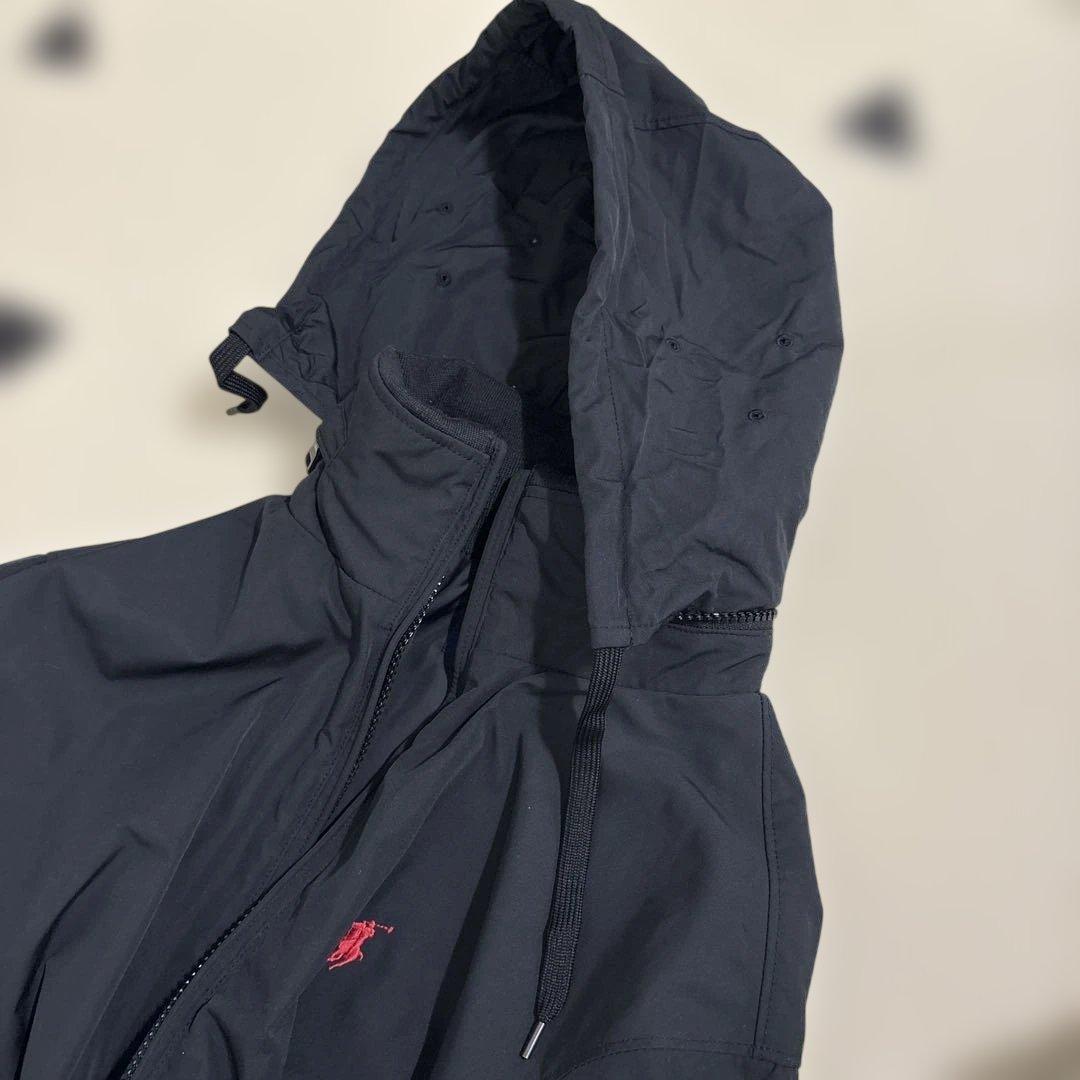 再値下げ！美品！Ralph Lauren ブラックナイロンジャケット　ポロ