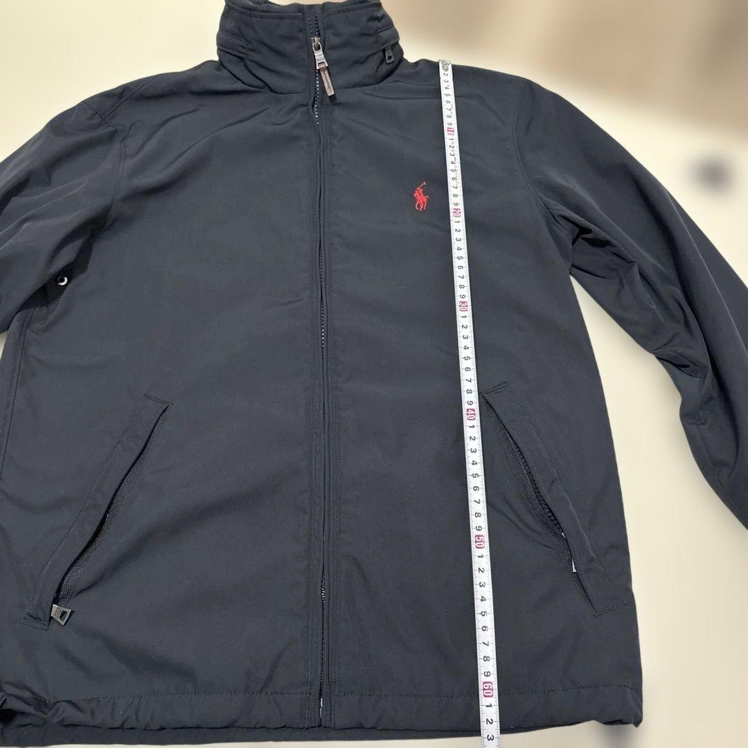 再値下げ！美品！Ralph Lauren ブラックナイロンジャケット　ポロ