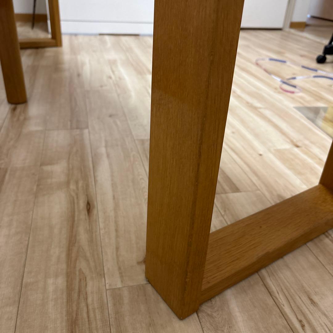 飛騨産業　HIDA 勉強机　引き出し2コ　　180cm×46cm 補助脚付き