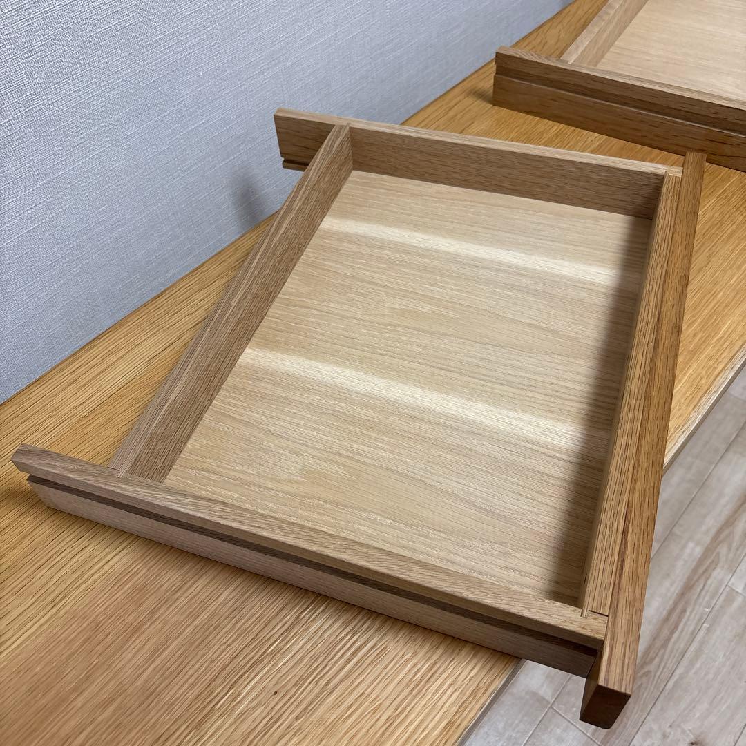 飛騨産業　HIDA 勉強机　引き出し2コ　　180cm×46cm 補助脚付き