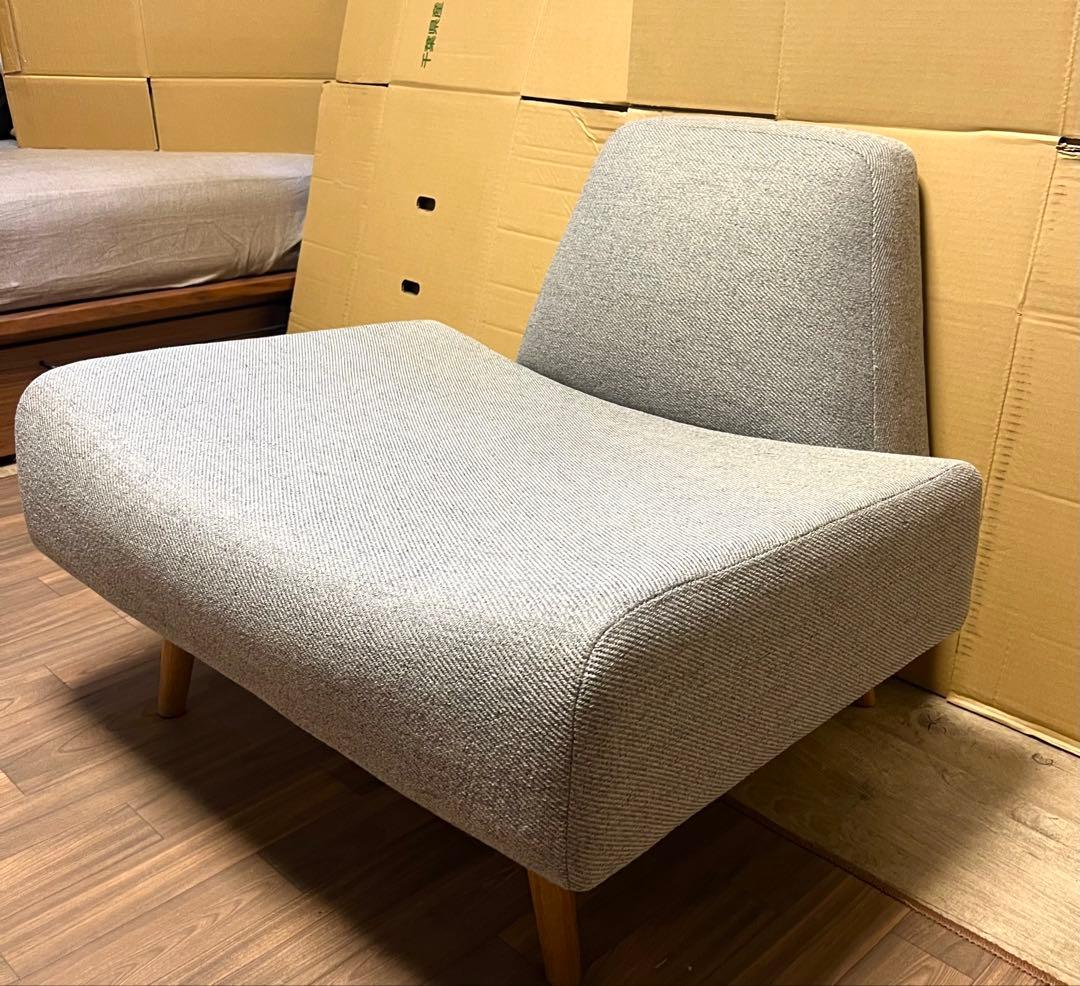 IDEE MUJI グレー 1人掛けソファ