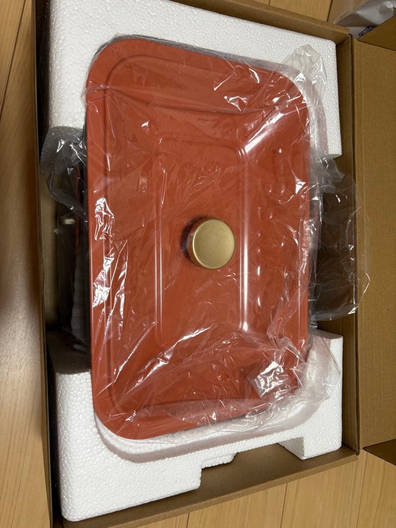 【新品未使用】ブルーノ　コンパクトホットプレート　オレンジ