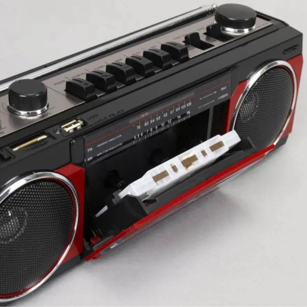 SANSUI Bluetooth搭載ラジカセ SCR-B2【RD】