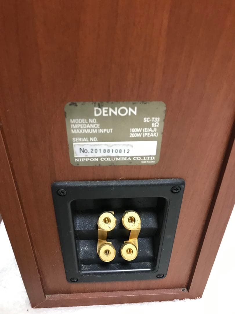 DENON スピーカーSC-T33 タワースピーカー 2点セット