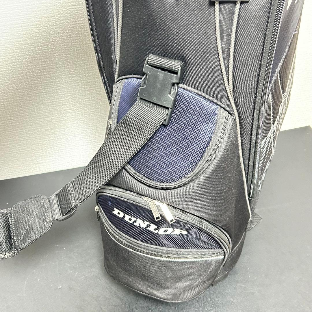 ダンロップ キャディバッグ ブラック フード付 綺麗め