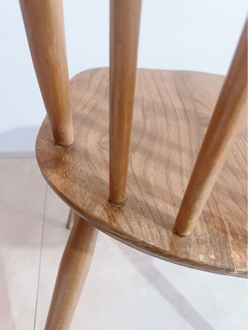 ercolチェア　刻印有　イギリスアンティーク　アーコール　クエーカーチェア