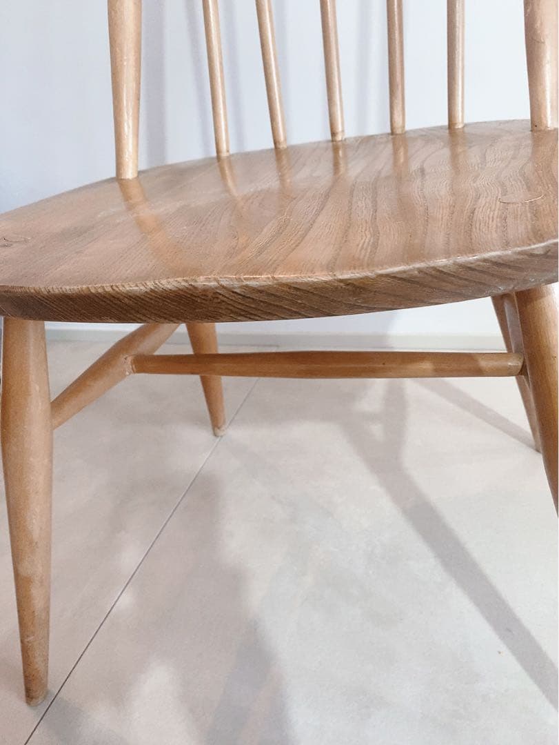 ercolチェア　刻印有　イギリスアンティーク　アーコール　クエーカーチェア