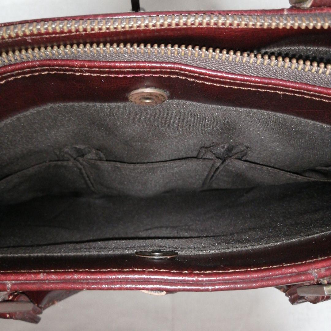 youta ヨータ 2way ビジネスバッグ レザー ボルドー