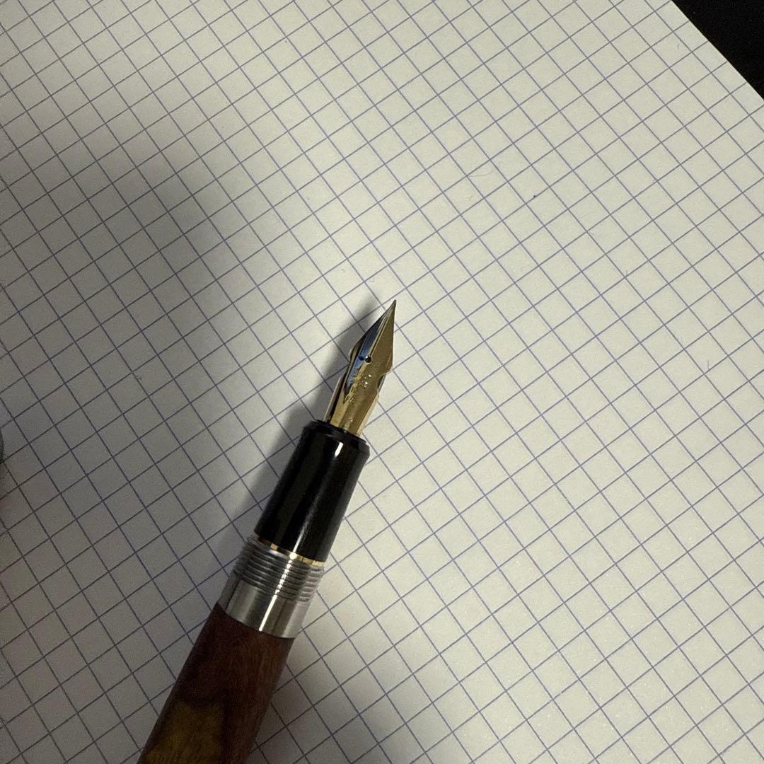 工房 楔　花梨瘤の万年筆(PILOTフォルカンk14ペン先付き)