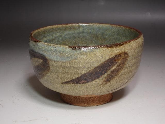 ★　加藤唐九郎　瀬戸唐津茶碗　閑雪★x288