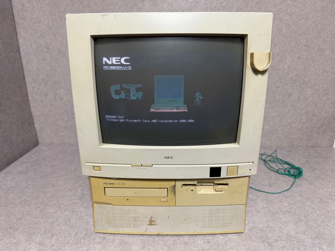 パソコン NEC 日本電気 PC-9821Cb2/T モニター一体型 Canbe