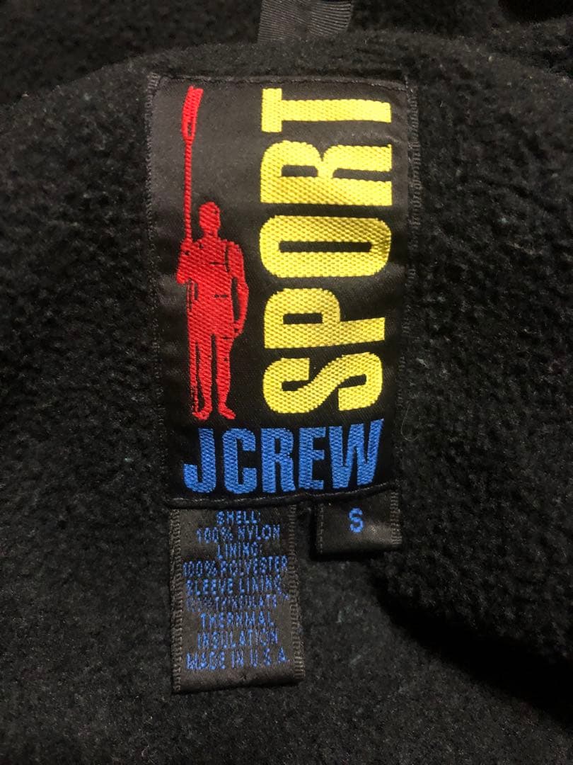 巨人タグ 90’s USA製 J.CREW アノラックパーカー