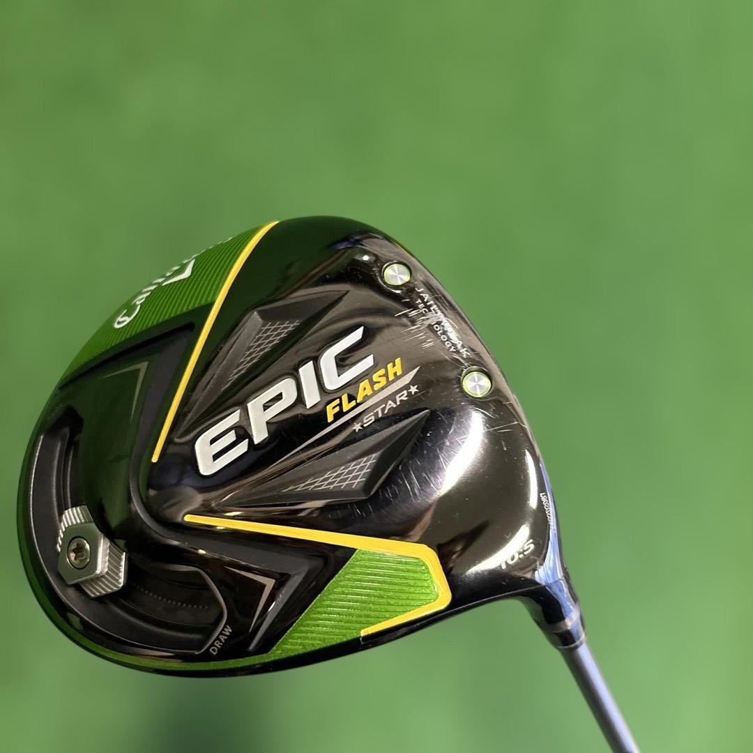 エピック　キャロウェイ　ドライバー　EPIC FLASH ヘッドカバー有り。