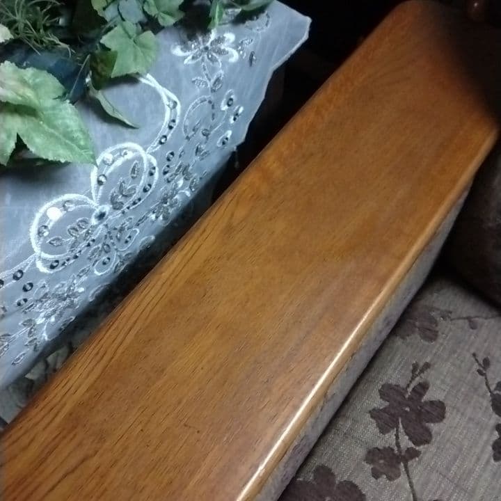 花柄デザイン 2人掛けソファ　国産家具