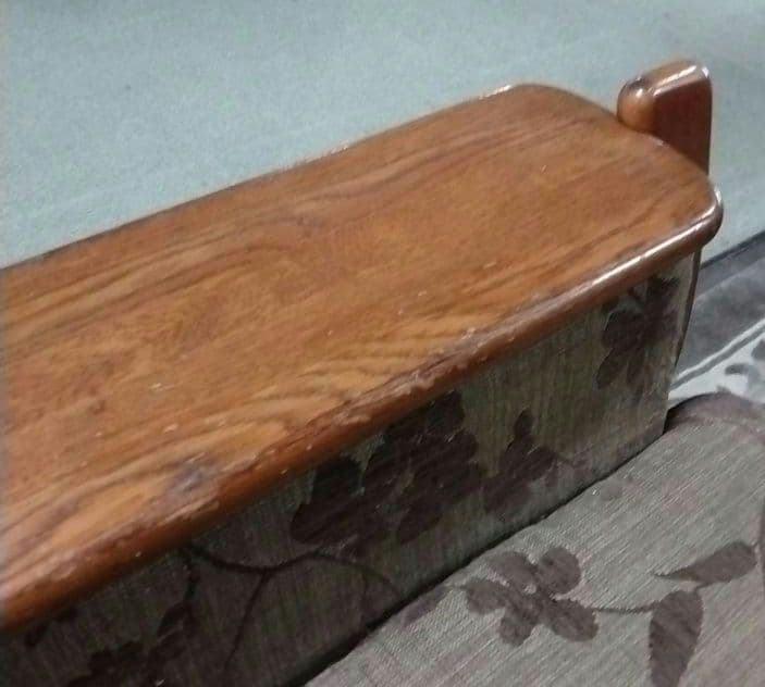 花柄デザイン 2人掛けソファ　国産家具