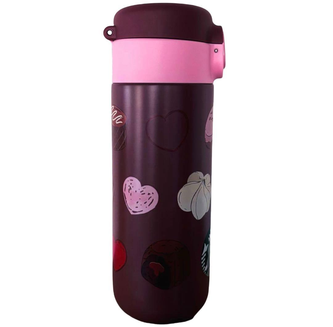 スターバックス　バレンタイン2024年　ステンレスボトルチョコレート381ml