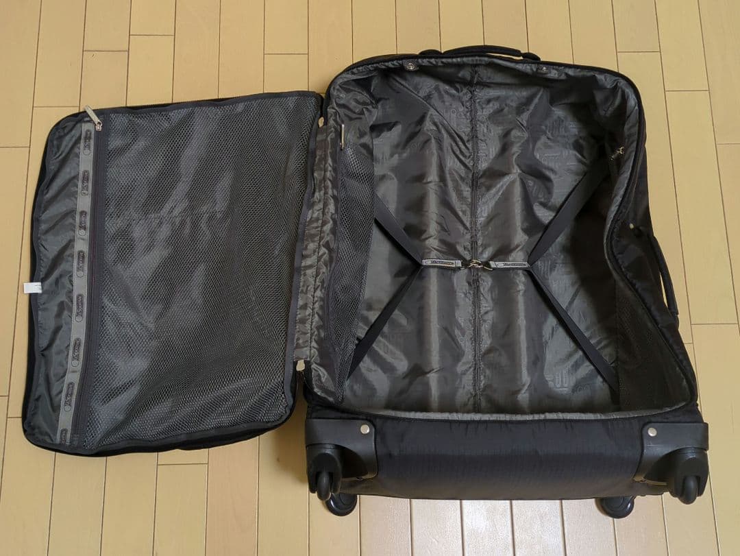 レスポートサック ブラック キャリーケース スーツケース キャリーバック　4輪